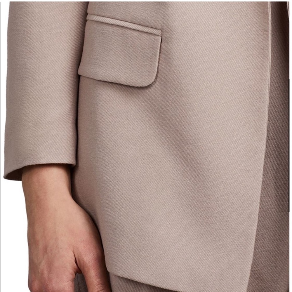 All Saints Oversized Open Front Aleida Blazer in Rose Nude size 2 - Picture 6 of 12